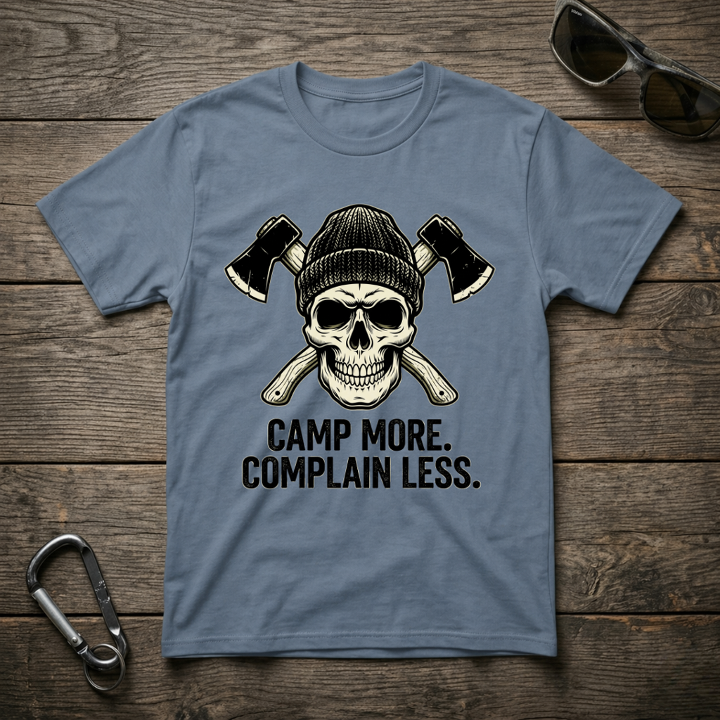 Camp More, Complain Less T-shirt