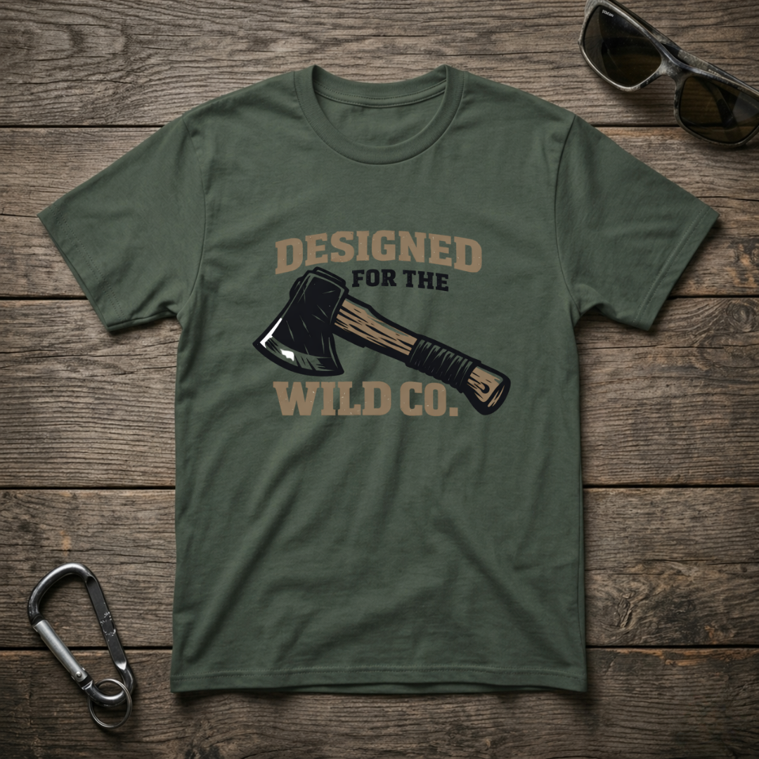 Designed for the Wild Axe T-shirt