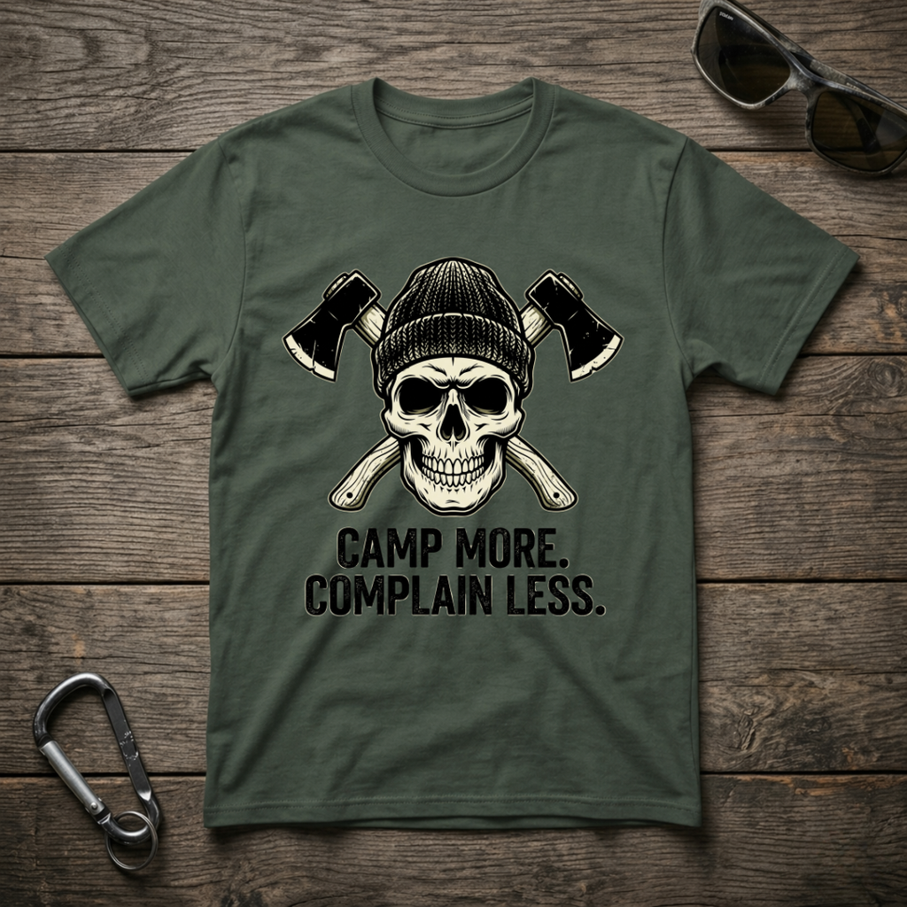 Camp More, Complain Less T-shirt
