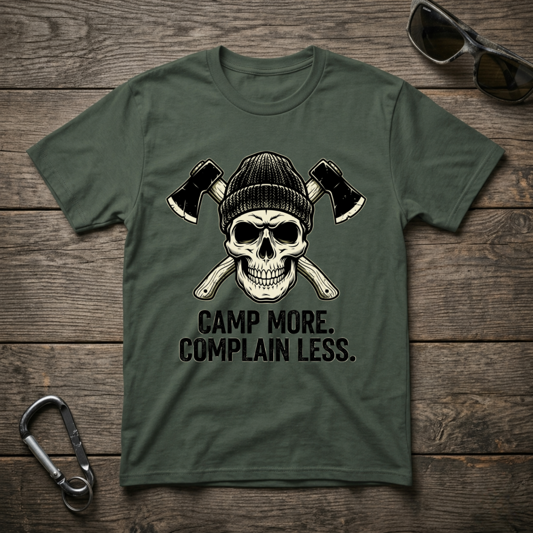 Camp More, Complain Less T-shirt
