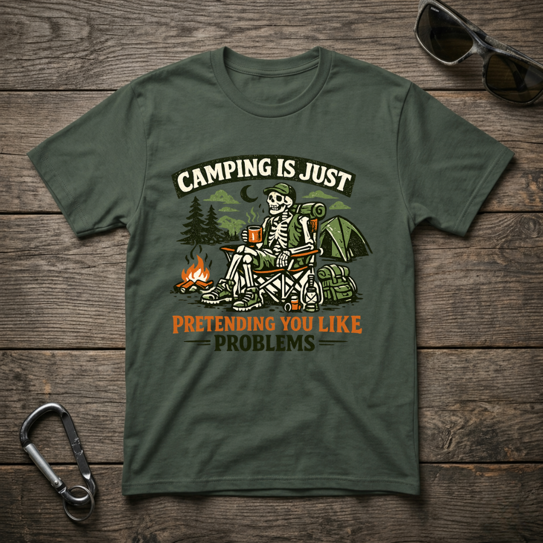 Camping Is Just Pretending T-Shirt