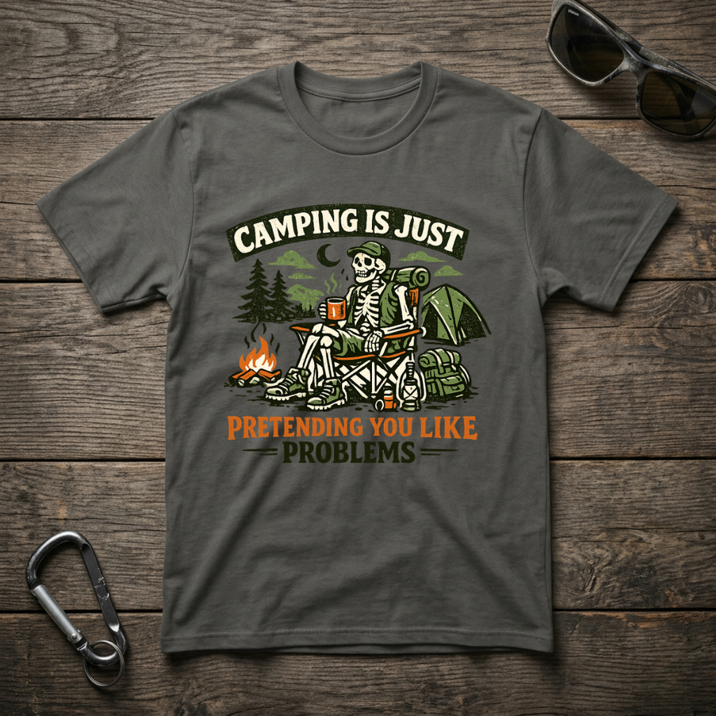 Camping Is Just Pretending T-Shirt