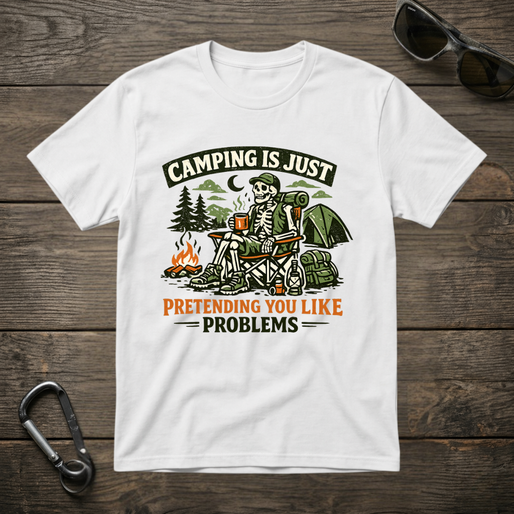 Camping Is Just Pretending T-Shirt