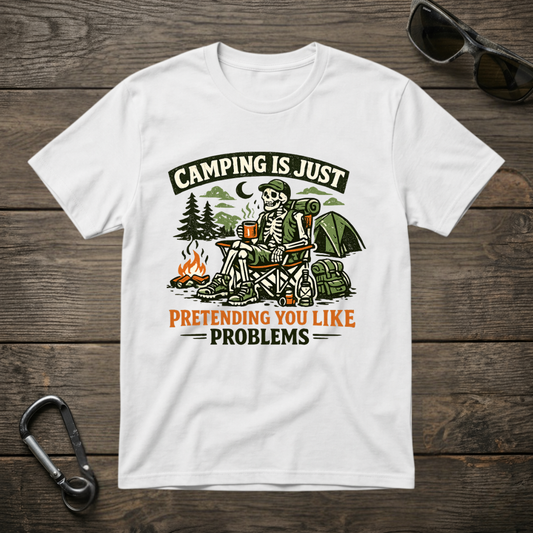 Camping Is Just Pretending T-Shirt