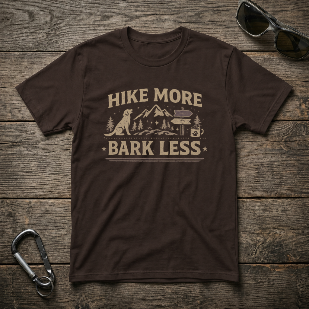 Hike More, Bark Less T-Shirt