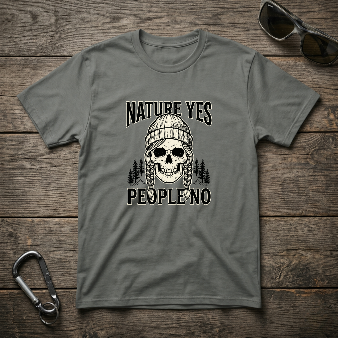 Nature Yes, People No T-shirt