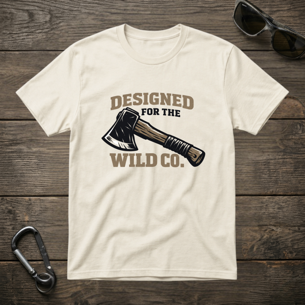 Designed for the Wild Axe T-shirt