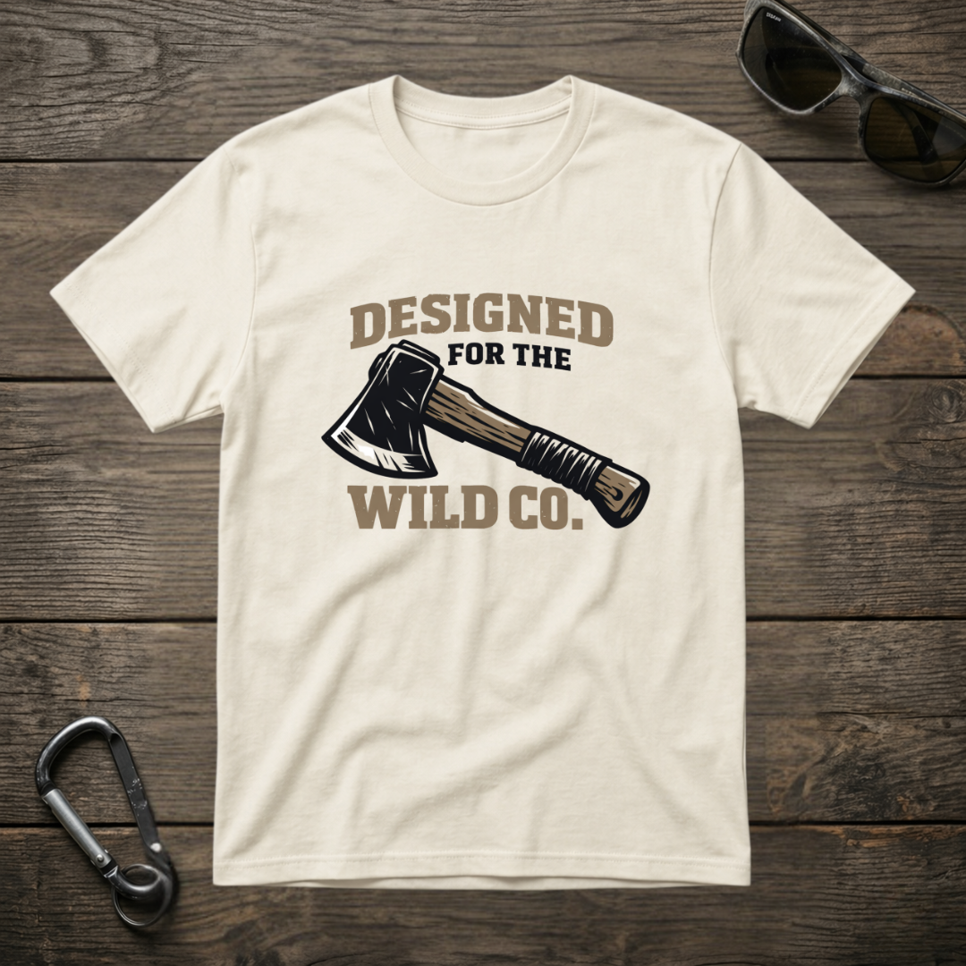 Designed for the Wild Axe T-shirt