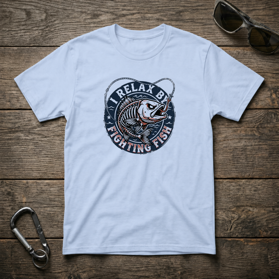 I Relax By Fighting Fish T-Shirt