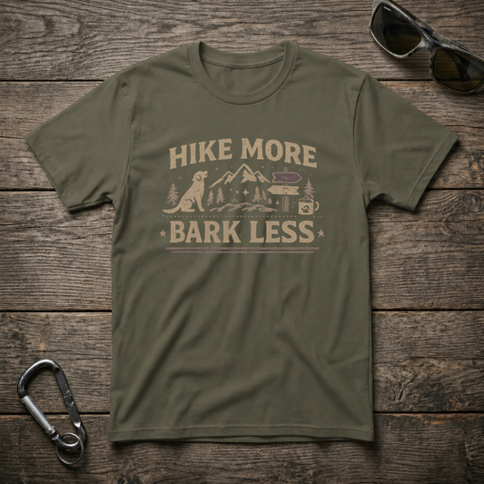 Hike More, Bark Less T-Shirt