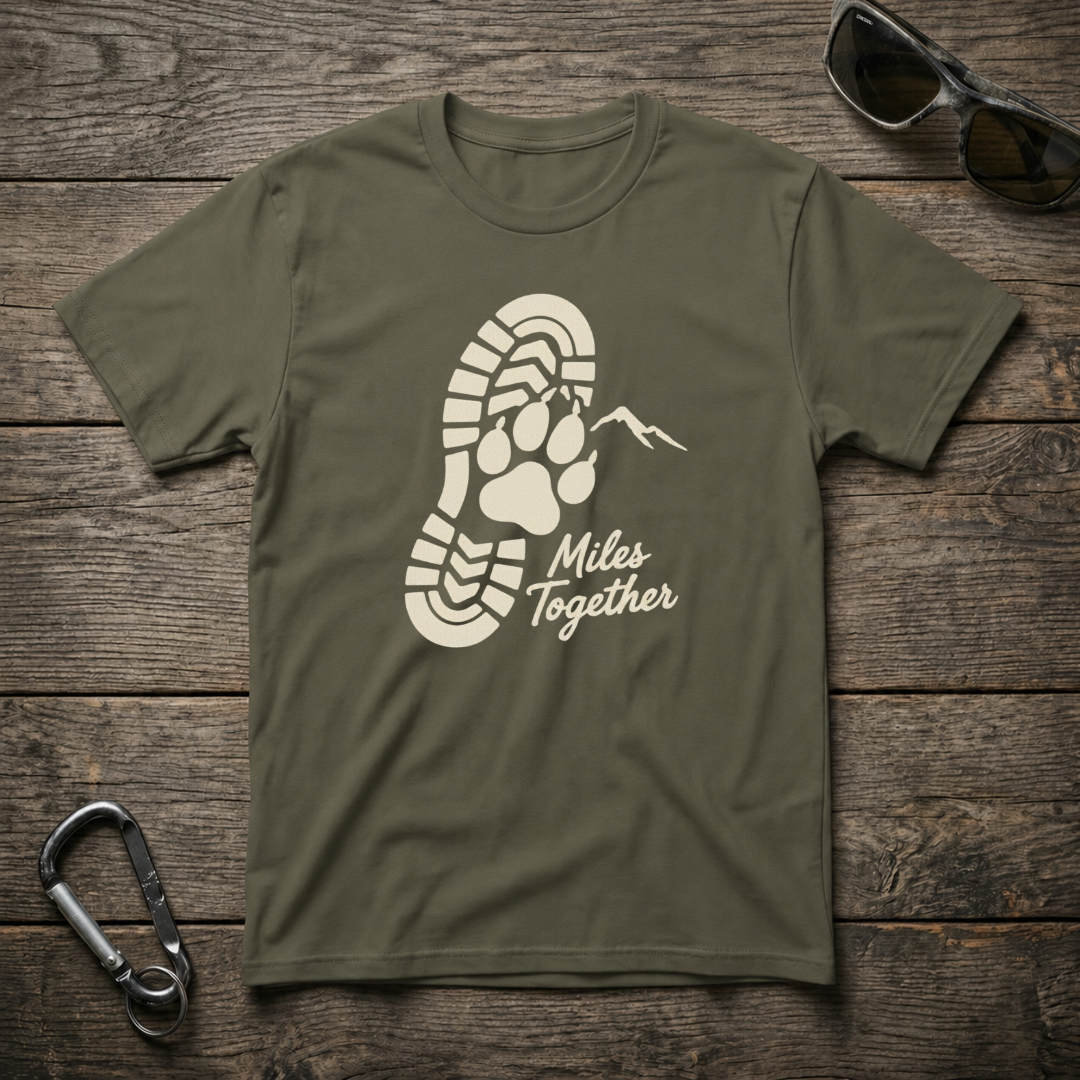 Miles Together Paw T-Shirt