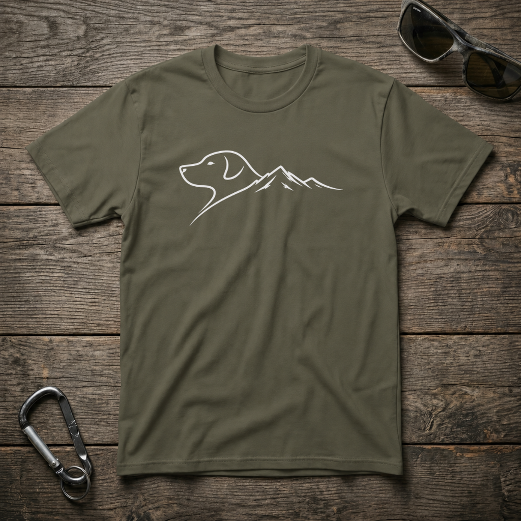 Dog & Mountain Trail T-Shirt