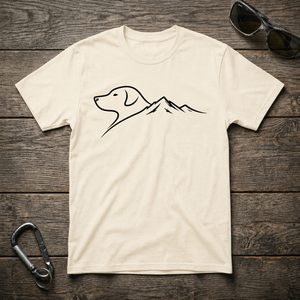 Dog & Mountain Trail T-Shirt