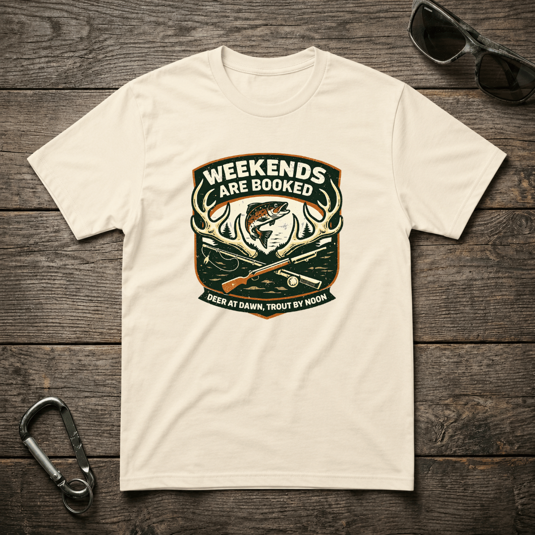 Weekends Are Booked Camping T-Shirt