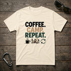 Camp. Coffee. Repeat. T-Shirt