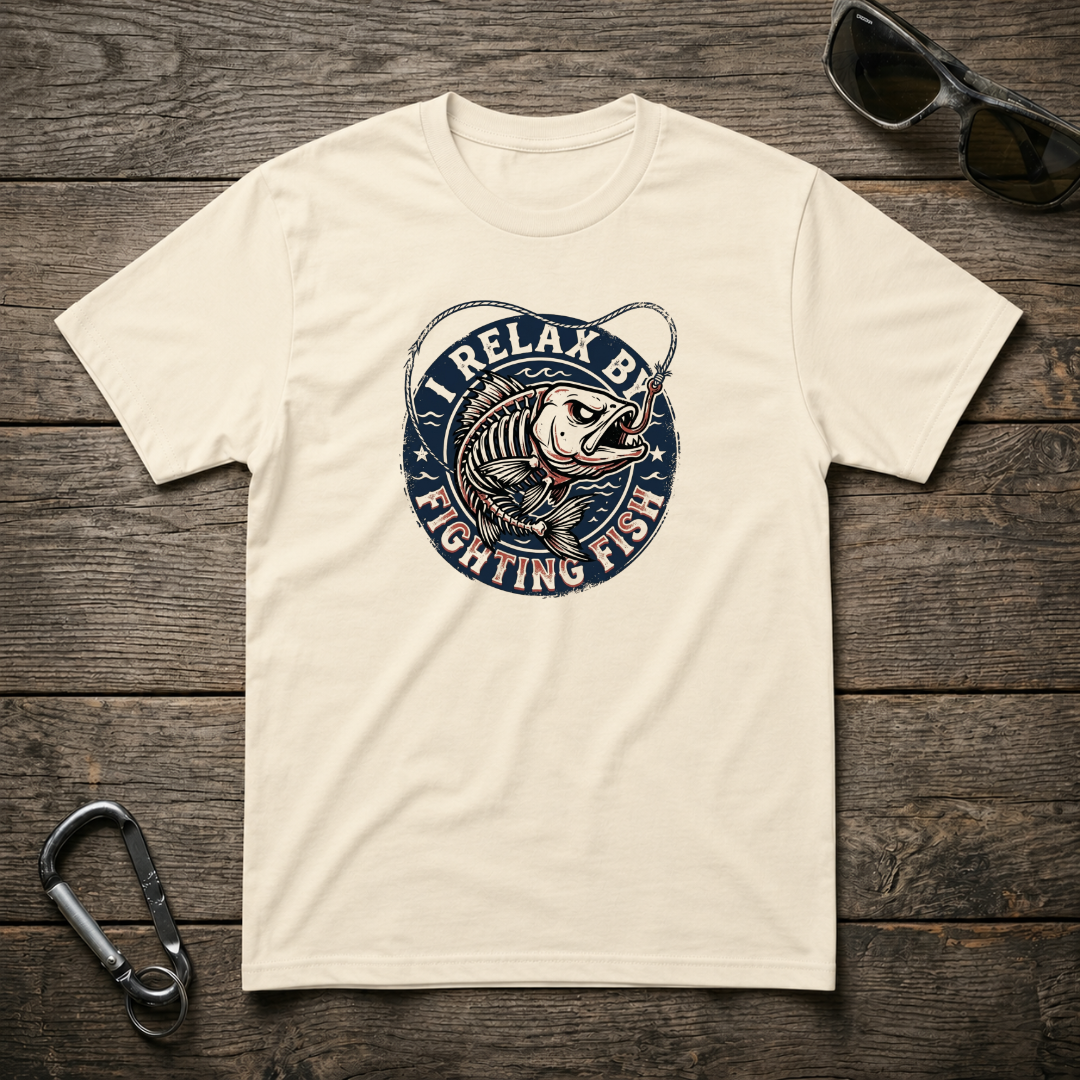 I Relax By Fighting Fish T-Shirt