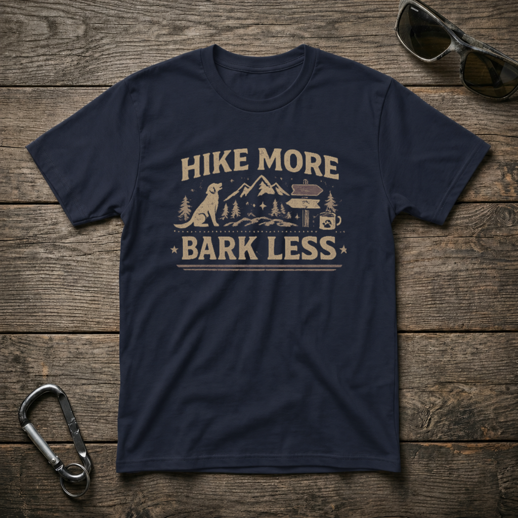 Hike More, Bark Less T-Shirt