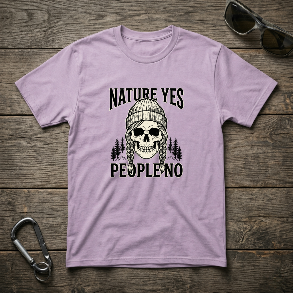 Nature Yes, People No T-shirt