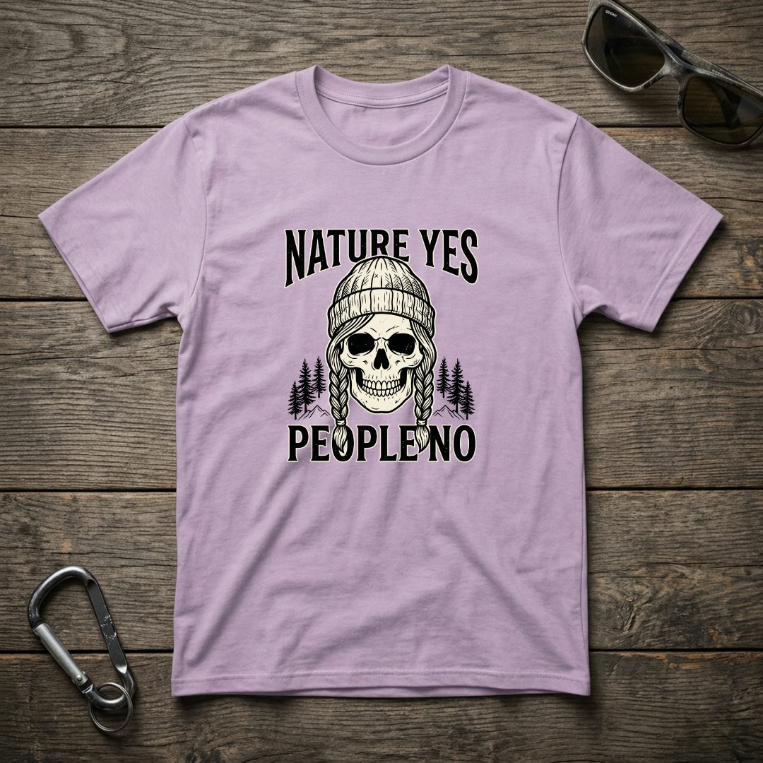 Nature Yes, People No T-shirt