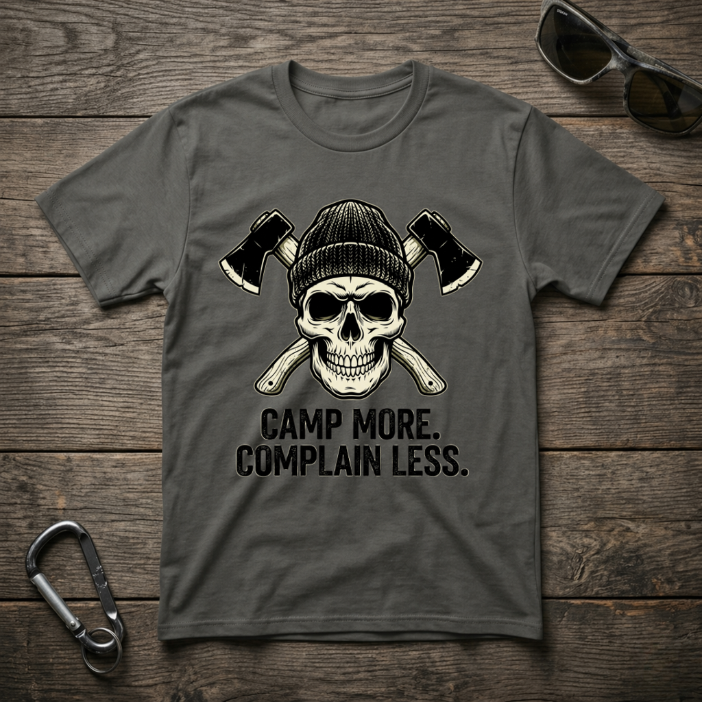 Camp More, Complain Less T-shirt