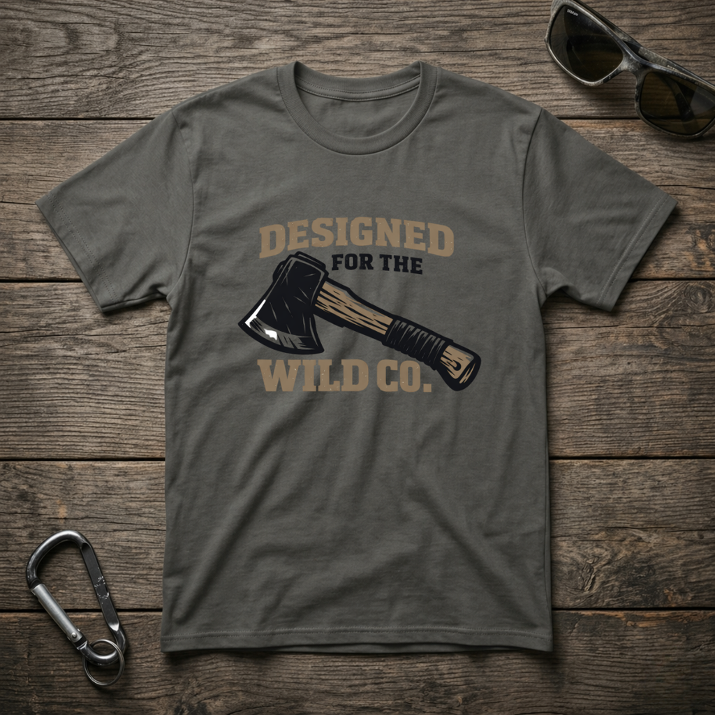 Designed for the Wild Axe T-shirt