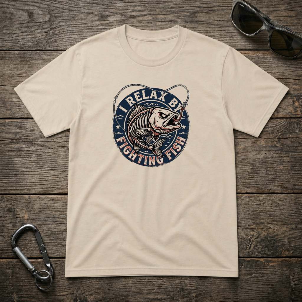 I Relax By Fighting Fish T-Shirt