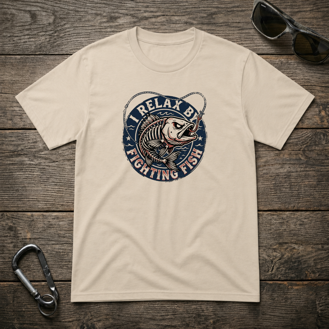 I Relax By Fighting Fish T-Shirt