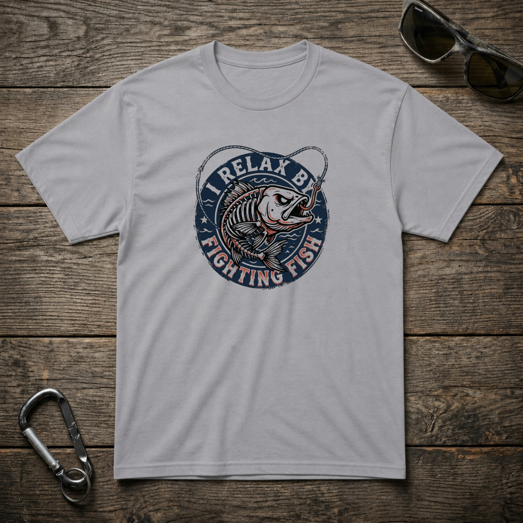 I Relax By Fighting Fish T-Shirt