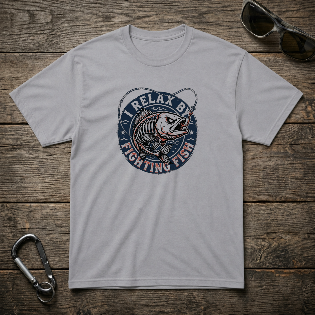 I Relax By Fighting Fish T-Shirt