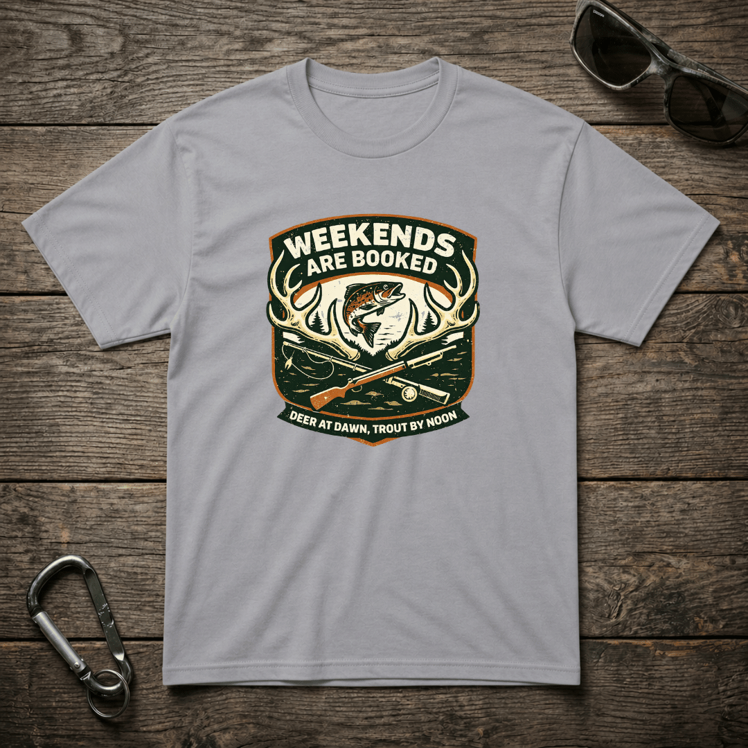 Weekends Are Booked Camping T-Shirt