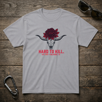 Hard To Kill Long Horn Skull T-Shirt
