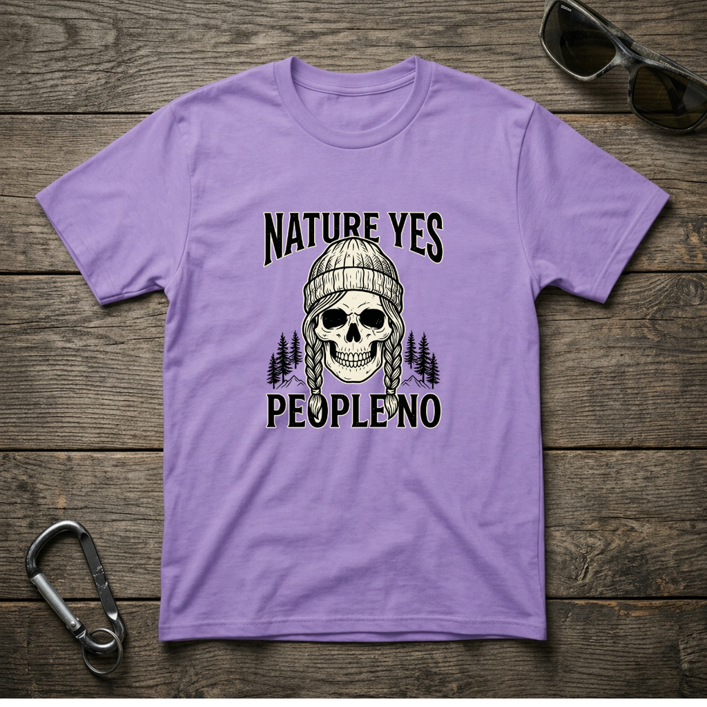 Nature Yes, People No T-shirt