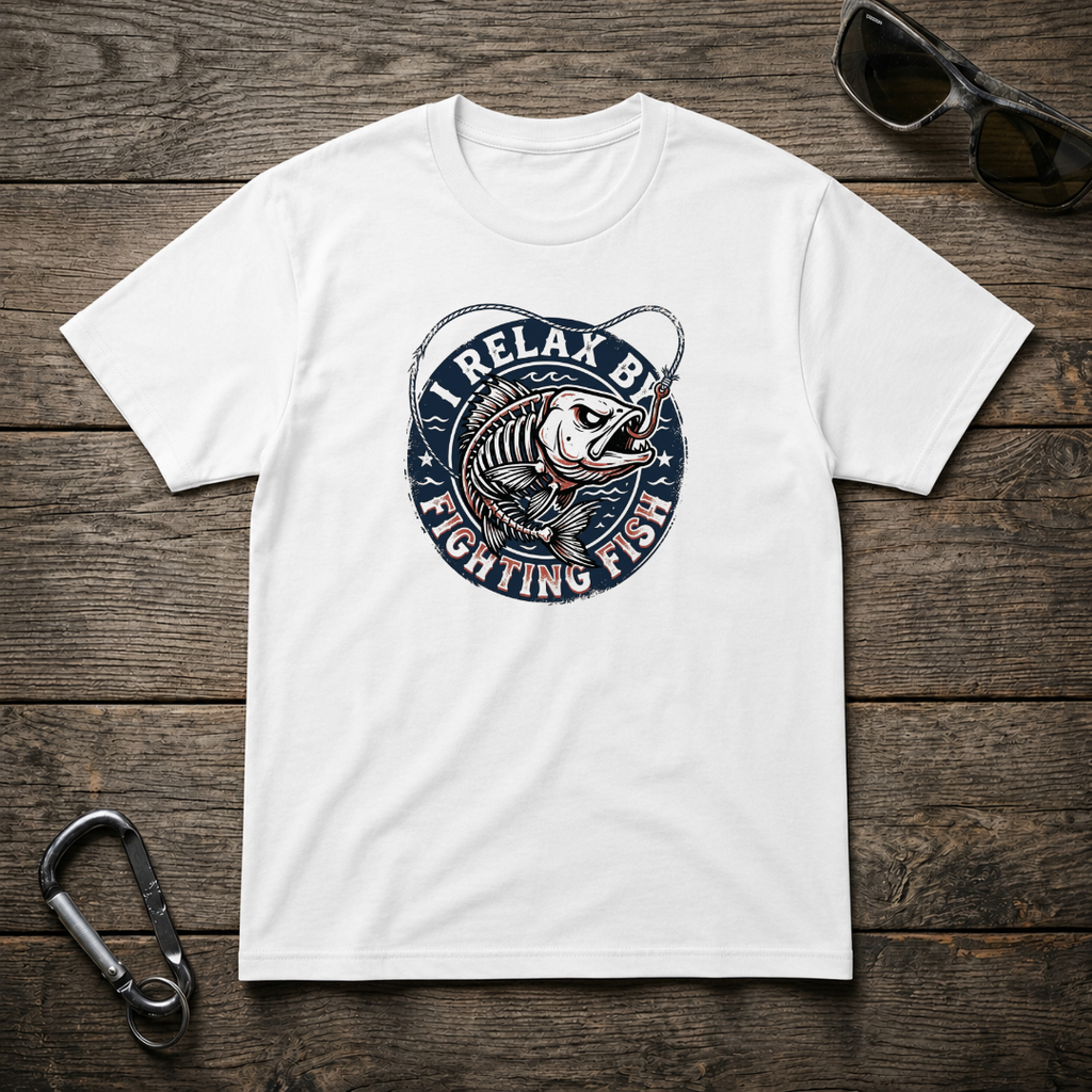 I Relax By Fighting Fish T-Shirt