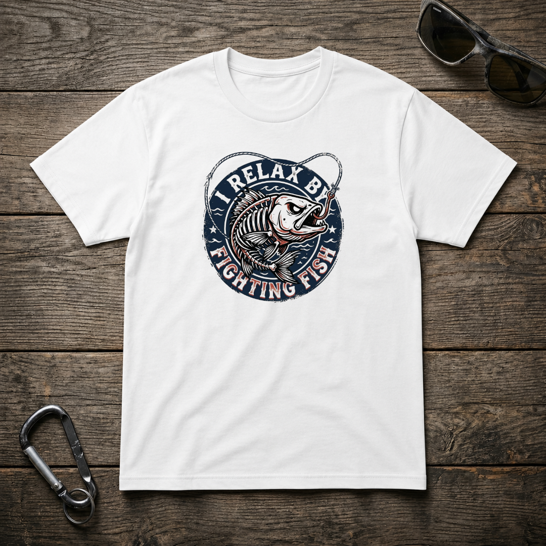 I Relax By Fighting Fish T-Shirt