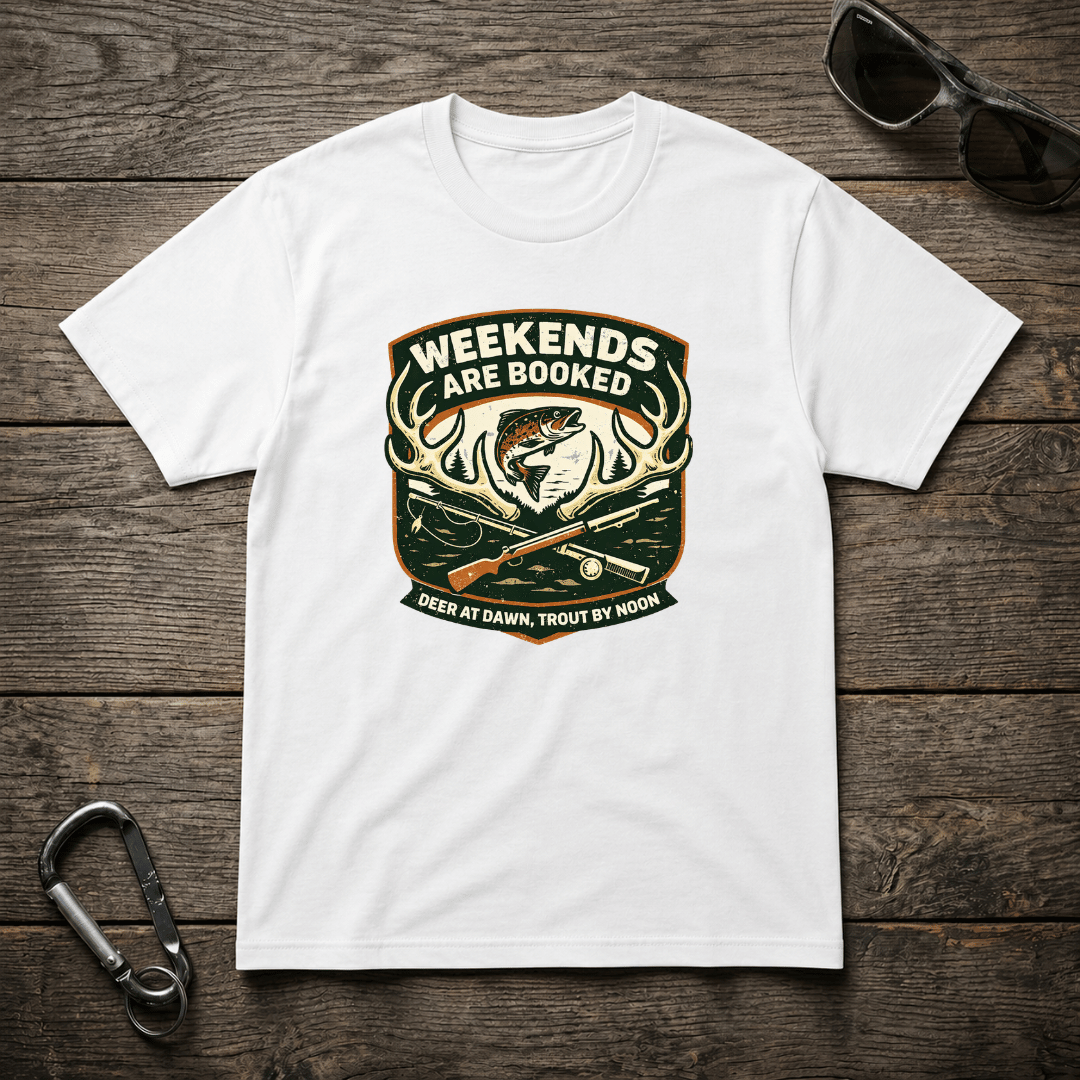 Weekends Are Booked Camping T-Shirt