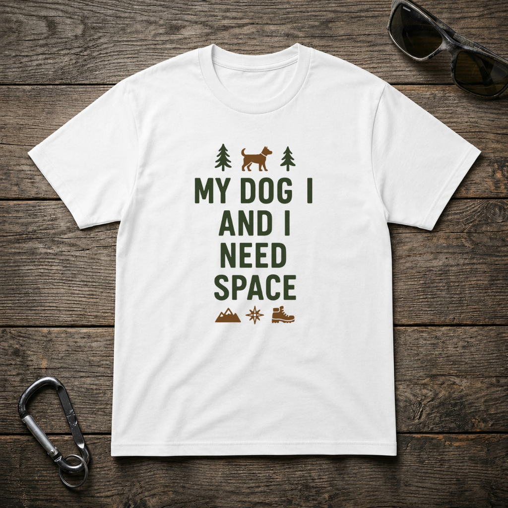 My Dog and I Need Space T-Shirt