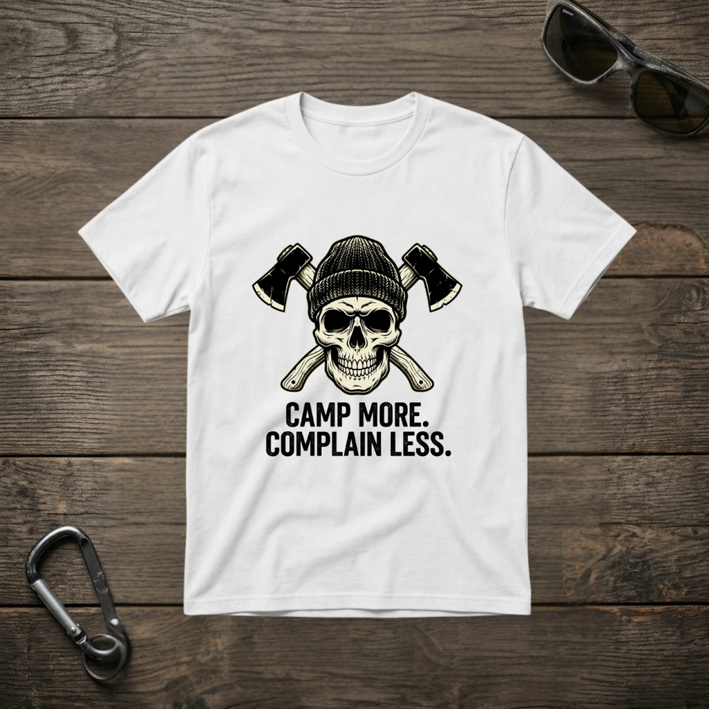 Camp More, Complain Less T-shirt